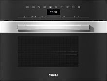 Встраиваемая пароварка с СВЧ Miele DGM7440 EDST/CLST