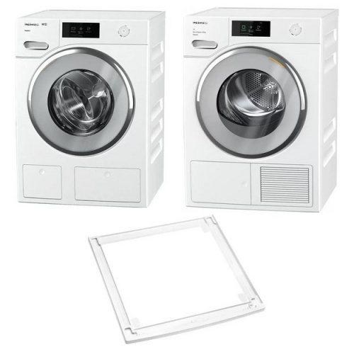 Комплект Miele White Edition (стиральная машина WWV980WPS + сушильная машина TWV780WP + монтажный элемент WTV502)Товары в комплекте